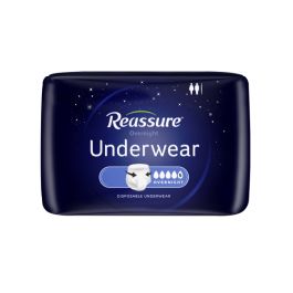  Reassure Overnight Underwear - Large (36 - 50 Waist